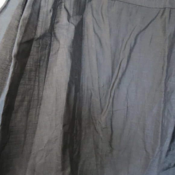 SIR THE LABEL - PIERRE - LONG SLEEVE LINEN BLEND COVER UP DRESS - SIZE 1 - Picture 7 of 8